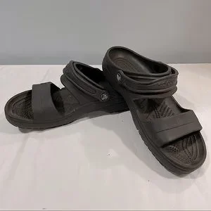 CROCS | Shoes | Crocs Unisex Classic Sandals Brown M9 W1  display picture 3